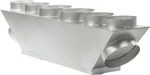 Plénum de soufflage FBA 60/71 - 4x200 + 4x160