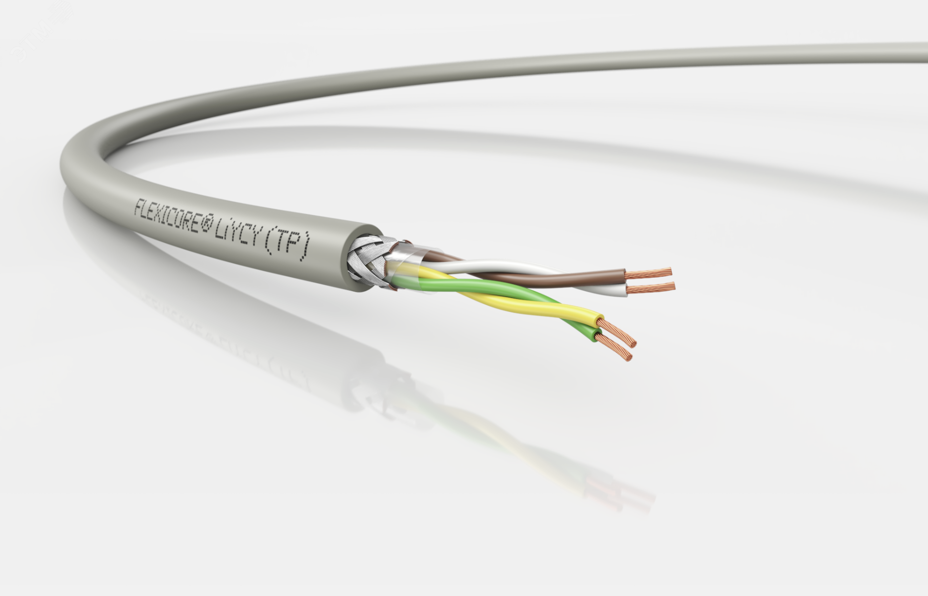 Cable blindé LiYCY 2 x 2 x 0,50 mmÂ² en 50ml