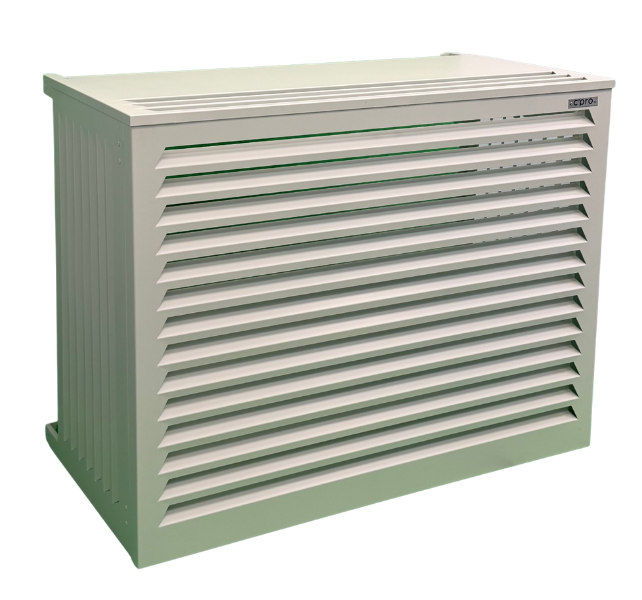 Cache-clim CPRO ALU BLC RAL9010 taille S