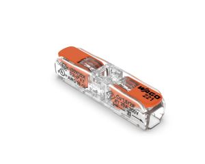 Bornes Wago de passage 2 Conducteurs Souples/Rigides 0.2 à  4mm (BOITE DE 60)