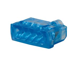 Borne connexion sans vis Nylbloc auto 5 fils - 24A - 450V (100P) LG