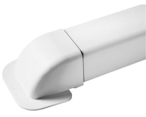 GOULCM-14BP- Sortie de mur blanc pur 140x90mm - 4xBte