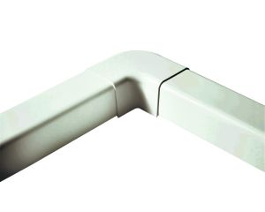 GOULCP-14 Angle à  plat 90° ivoire 140x90mm / 6 par boite -nopk-