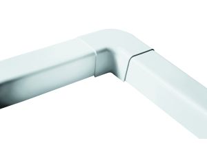 GOULCP-08BP Angle à  plat 90° blanc pur 80x60mm / 8 par boite