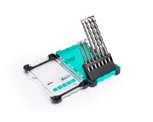 Coffret 7 forets SDS-Plus 5-6-8x110 / 6-8-10-12x160 TRADE FORCE