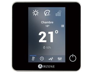 AZCE6BLUEZEROCN Thermostat BLUEFACE ZERO filaire noir