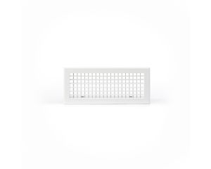 Grille soufflage double déflexion 500x150 blanc mat