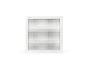 Grille de reprise quadrillage incliné 600x600 blanc mat