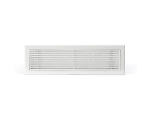 Grille de reprise linéaire 800x150 blanc mat