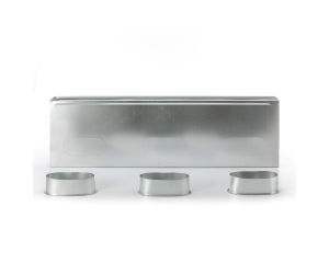 Plénum soufflage grille linéaire 1000x100 - 3x160