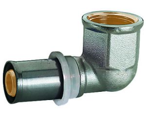 Coude jonction femelle multicouche 26x3/4