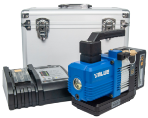 Pompe à  vide 114 L/mn TF-VRP4DLI VALUE 2 batteries double étage