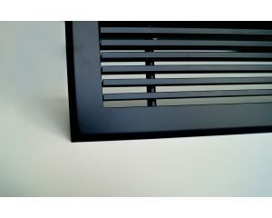 Grille soufflage linéaire 800x150 noire