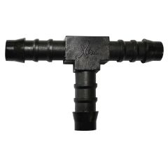 TE cannelé dérivation 1/4"MM pour tuyau 6mm / lot de 5