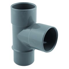 TE pied de biche 87° PVC 32 FF