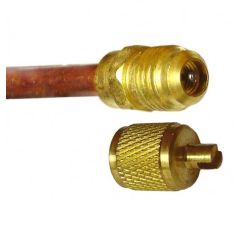 Valve Schrader à  braser 1/4