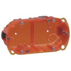 Batibox boîte multimatériaux 2 postes 4 à  5 modules -vertical-horizontal-40mm LG