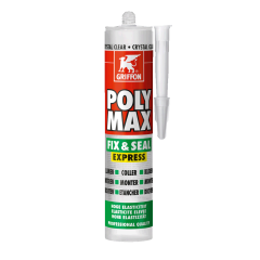 Mastic polymère POLYMAX FIX&SEAL transparent - 300g