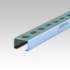 Rail d'installation MUPRO 27x18x1.25mm en 2m