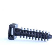 Chevilles à frapper NOIRES pour colliers 9mm / par 100 pièces