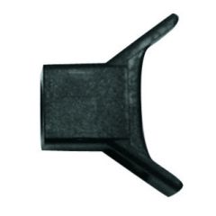 Embases à visser NOIRES pour colliers 9mm / par 100 pièces