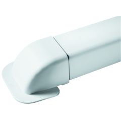 GOULCM-08BP Sortie de mur blanc pur 80x60mm / 6 par boite
