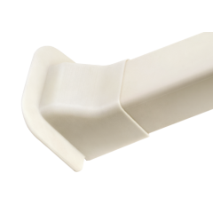 GOULRM-08 Raccord d'angle mural ivoire 80x60mm / 6 par boite