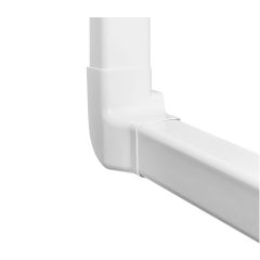 GOULAVD-08BP Angle vertical droit Blanc pur 80x60mm / 4 par boite