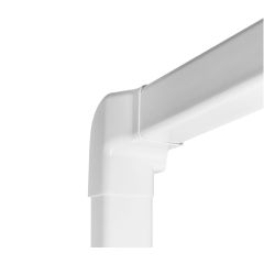 GOULAVG-08BP Angle vertical gauche Blanc pur 80x60mm / 4 par boite