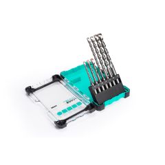 Coffret 7 forets SDS-Plus 5-6-8x110 / 6-8-10-12x160 TRADE FORCE