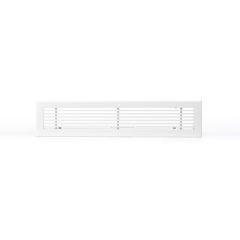 Grille soufflage linéaire 800x150 blanc mat