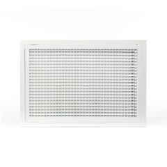 Grille de reprise quadrillage incliné 600x400 blanc mat