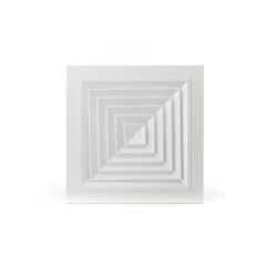 Diffuseur carrée 600x600 blanc mat