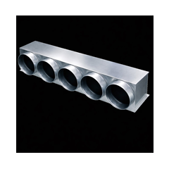 Plénum de soufflage Heiwa HPVGIS 100/120/160kw - 5x200