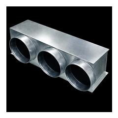 Plénum de soufflage Heiwa HPVGIS 63kw - 3x200