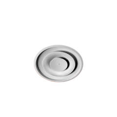 DCG R9016S (O) 200 Diffuseur circulaire pour placo 200 mm blanc brillant