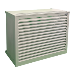 Cache-clim CPRO ALU BLC RAL9010 taille S
