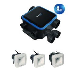 11033205 Kit VMC simple flux EasyHOME HYGRO Compact Premium MP BDH