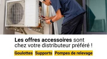 Offres accessoires : prix chocs sur les goulottes, supports & pompes de relevage