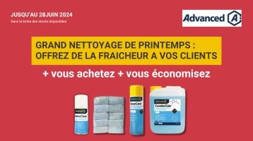 Prix promo une sélection de produits d'entretien