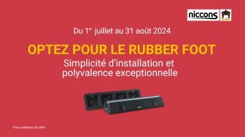 Prix promo sur les rubber foot !
