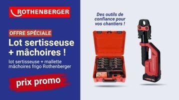 Offre spéciale Rothenberger : lot de sertissage frigorifique à 1 780 € HT