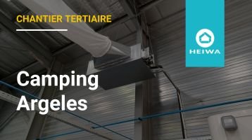 Une installation de 57 monosplits Zen 3 Heiwa dans un camping à Argeles