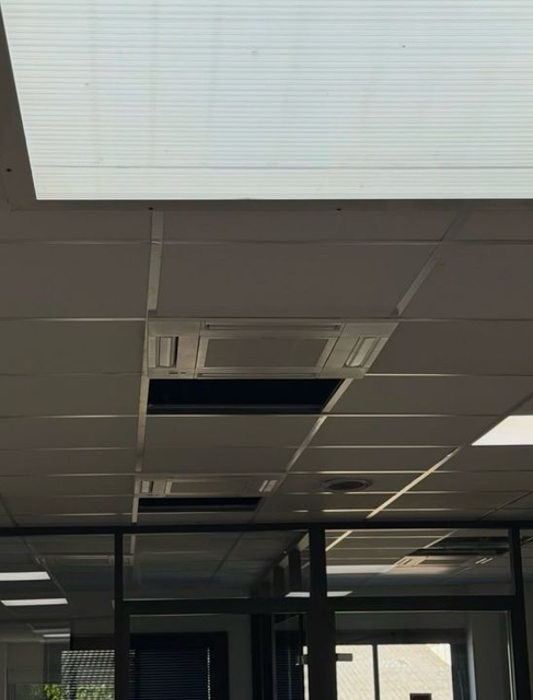 Détail de l'installation de chauffage et de rafraîchissement